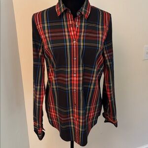 J. Crew Multicolor Plaid Button Down Shirt